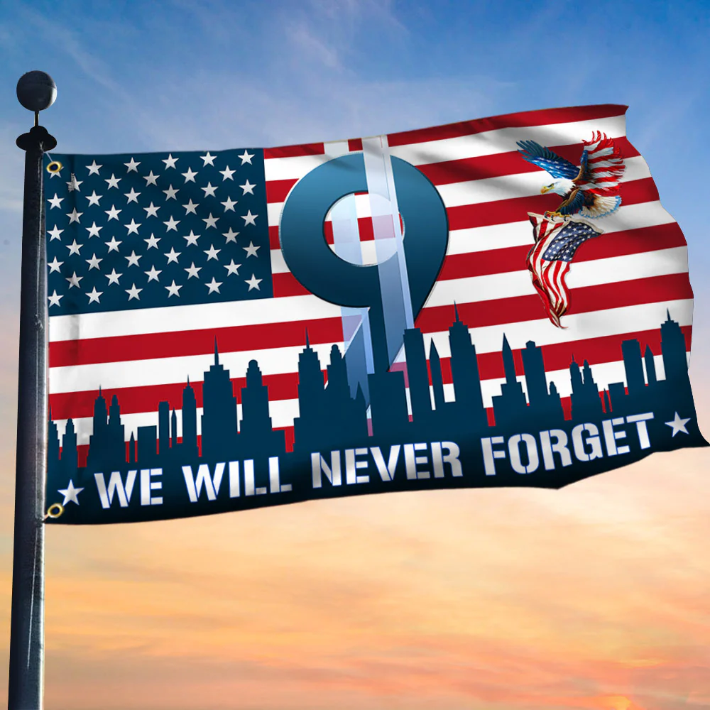 Memorial Day Never Forget 911 Flag September 11 Memorial American Flag